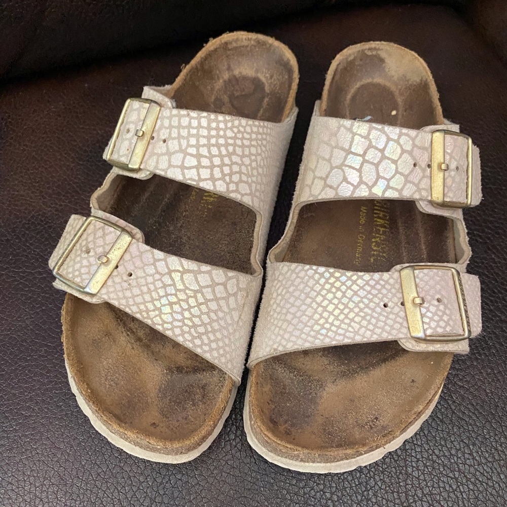 Birkenstocks snakeskin 39